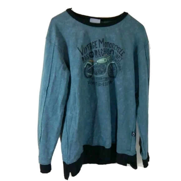 Rags to Raches Motorcycle Sweatshirt - Picture 1 of 4